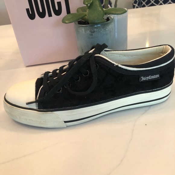 Juicy couture black velvet sneakers - Picture 4 of 8